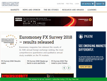 Tablet Screenshot of euromoney.com